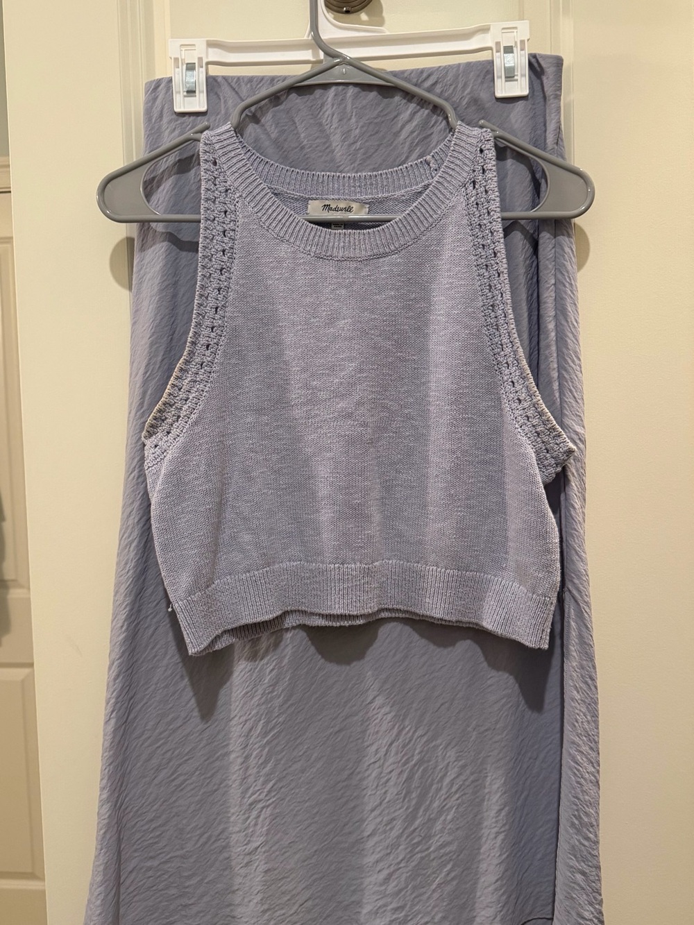 Madewell Lavender Knit Cropped Tank - Picture 8 of 8